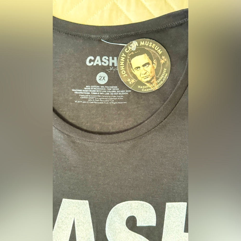 New! Women’s Johnny Cash Tank Top Size 2X From Johnny cash Museum in Tennessee - Picture 5 of 8